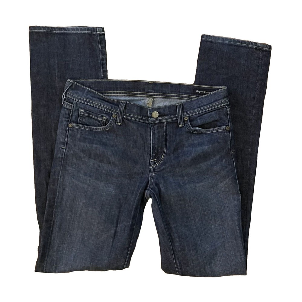 Citizens of Humanity Bootcut Jeans Womens Sz. 28 Blue Dark Low Rise 31 in. Waist - Picture 3 of 9